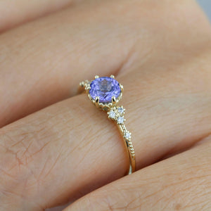 Tanzanite and diamond ring | R345 TANZANITE